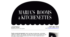 Desktop Screenshot of mariasroomsatmayo.com