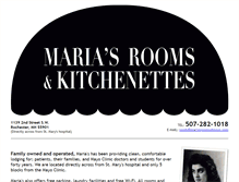 Tablet Screenshot of mariasroomsatmayo.com